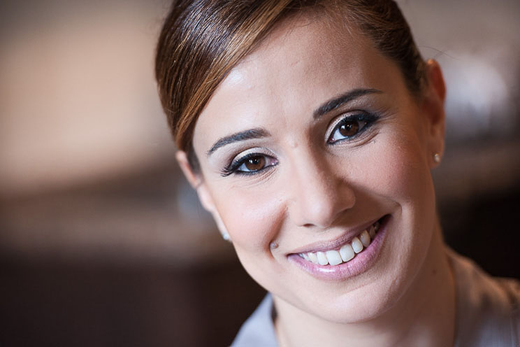 Sorriso della sposa.